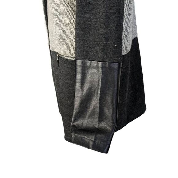 ParkHurst coat womens medium gray button down oversized business career academia - Picture 7 of 13